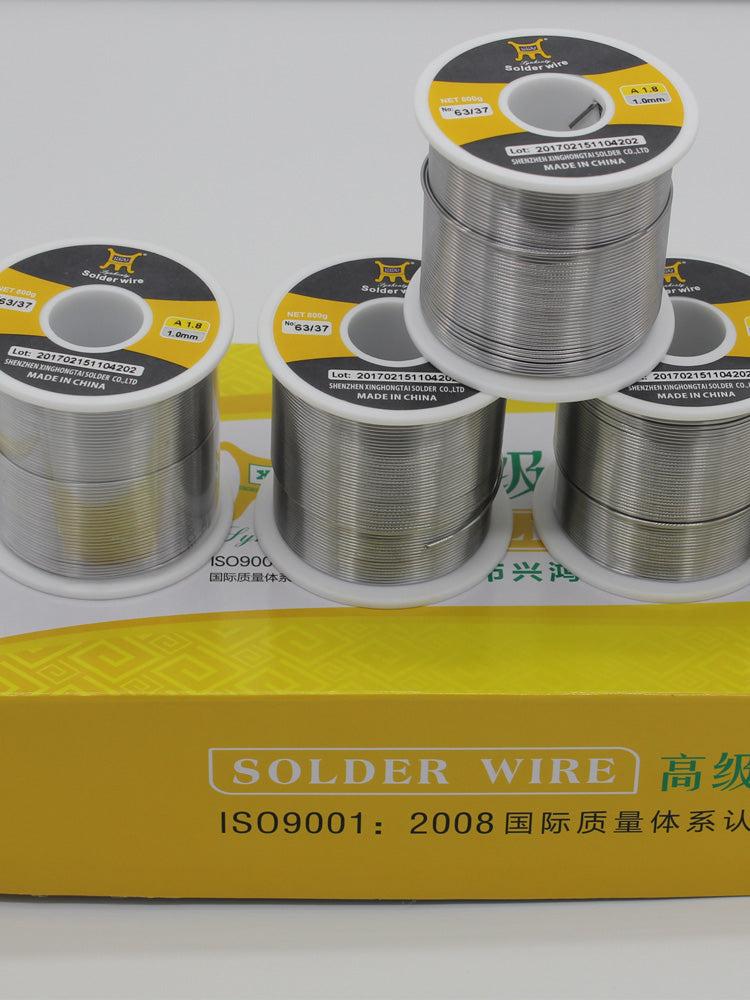 63-37 Tin Lead Rosin Core Solder Wire for Electrical Soldering (0.8mm 100g)