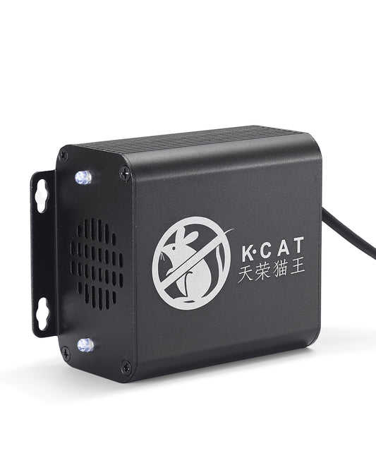 12V Ultrasonic Under Hood Mouse and Rodent Deterrent with Dual Strobing LEDs for Your Vehicle