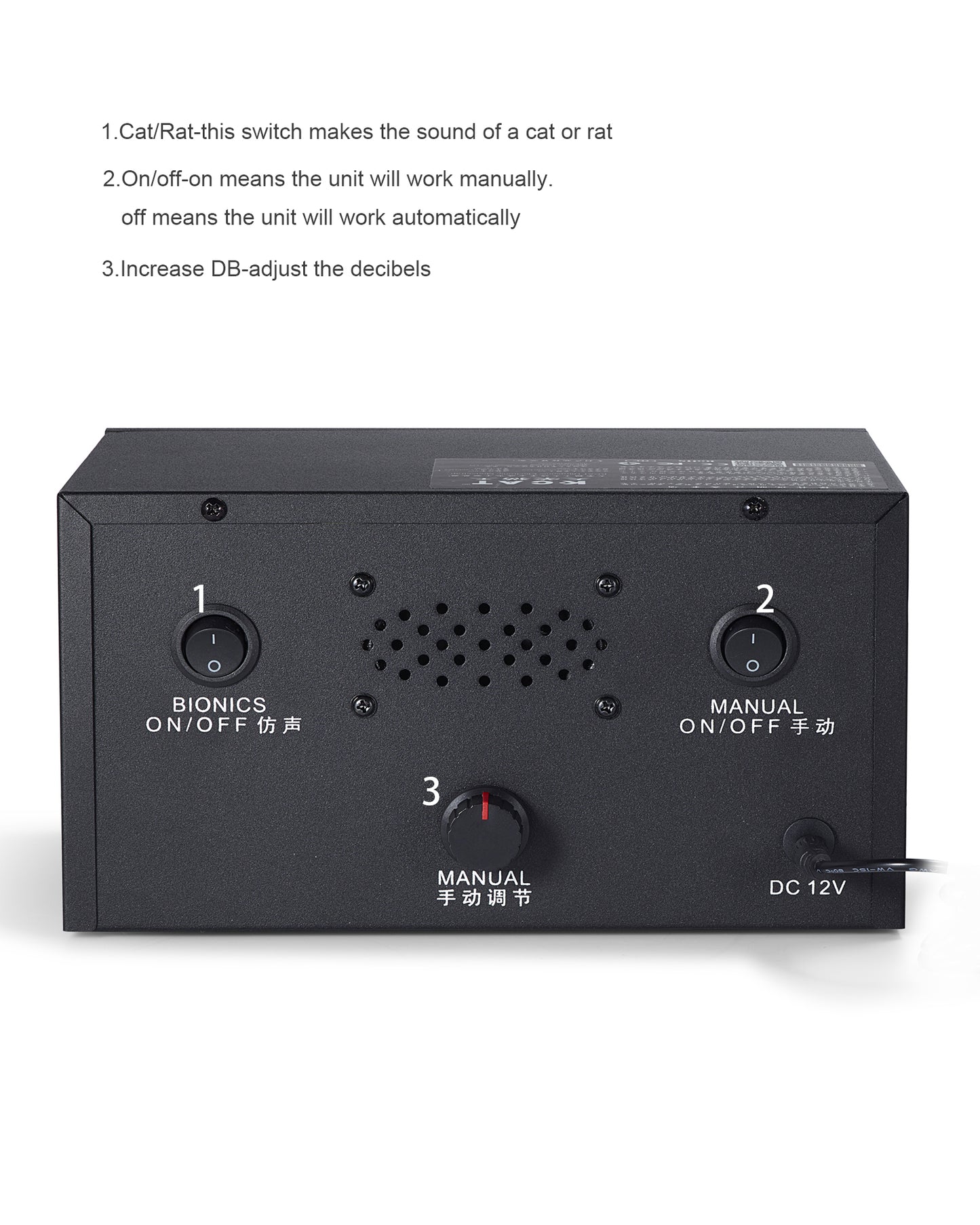 The Rodent Deterrent 1000x Powerful Plug-in Ultrasonic Mouse and Rodent Deterrent for Buildings