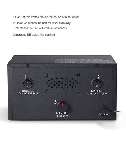 The Rodent Deterrent 1000x Powerful Plug-in Ultrasonic Mouse and Rodent Deterrent for Buildings